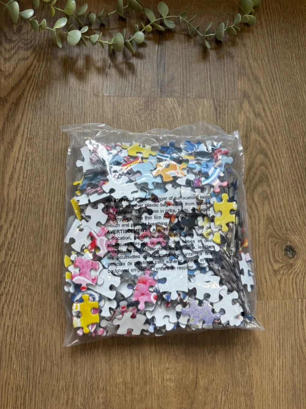Galison Electric Confetti Neon 300 Piece Puzzle Complete